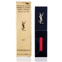 Ysl / Vinyl Cream Lip Stain (401) Rouge Vinyle .18 oz (5.3 ml) YSVINYLS1