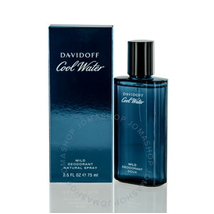 Davidoff Coolwater Men by Davidoff Deodorant Spray Glass 2.5 oz (m) COOMDS25