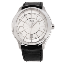 Piaget Gouverneur Silver Dial 18K White Gold Men's Watch GOA38110 G0A38110