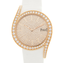 Piaget Limelight Gala 18 Carat Rose Gold Diamond Pave Dial Ladies Watch G0A38167