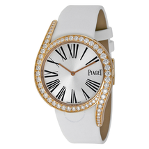 Piaget Limelight Gala 18Kt Rose Gold Diamond Silver Dial Ladies Watch GOA39167 G0A39167