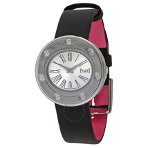Piaget Possession Silver Dial Black Stain Ladies Watch G0A35085