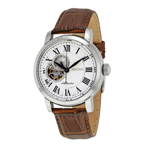 Seiko Automatic Silver Cut-Out Dial Men's Watch SSA231