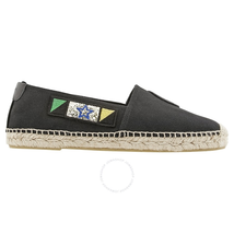 Saint Laurent Espadrille in Black Canvas 458842GO900100