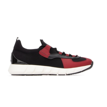 Ferragamo Men's Black/Red Sneakers 02B467 706619