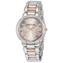 Raymond Weil Jasmine Silver Dial Two-tone Diamond Ladies Watch 5235-S5S-01658