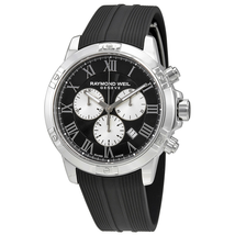 Raymond Weil Tango Chronograph Black Dial Men's Watch 8560-SR-00206