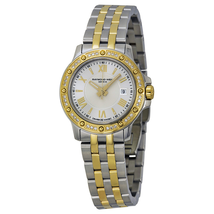 Raymond Weil Tango Silver Dial Two Tone Steel Ladies Watch 5399-SPS-00657