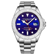 Stuhrling Original Aquadiver Automatic Blue Dial Men's Watch M13538