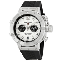 Swiss Legend Triton Chronograph Silver Dial Watch SL-10719SM-02S