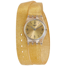 Swatch Open Box - Swatch Goldendescent Gold Dial Ladies Watch LK351C LK351C