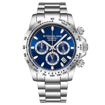 Stuhrling Original Monaco Quartz Blue Dial Men's Watch M13567