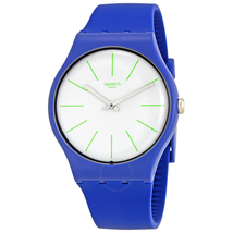 Swatch Bluesounds White Dial Men's Silicone Watch SUON127