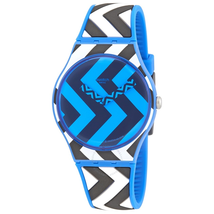 Swatch Bluzag Blue-Black Dial Quartz Unisex Watch SUOS111