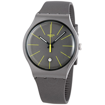 Swatch CHARCOLAZING Quartz Black Dial Men's Watch SUOB404