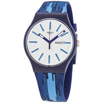 Swatch FIAMMABLU Quartz White Dial Ladies Watch SUON712