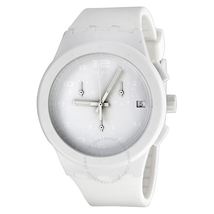 Swatch Originals Basic White Chronograph White Silicone Unisex Watch SUSW400