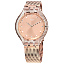 Swatch Skinelli Quartz Rose Dial Ladies Watch SVUK102M