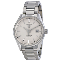 Tag Heuer Carrera Calibre 5 Silver Dial Men's Watch WAR211B.BA0782