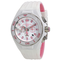 Technomarine Open Box -  Cruise Vision II White Dial White Rubber Ladies Watch TM-113012