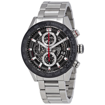 Tag Heuer Carrera Skeleton Dial Automatic Men's Chronograph Watch CAR201V.BA0714