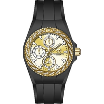 Technomarine Cruise Quartz Crystal Gold Dial Ladies Watch TM-118112