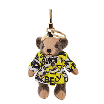 Burberry Thomas Bear Charm in Graffiti Print Trench Coat 8001738