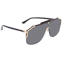 Gucci Gucci Grey Sheild Men's Sunglasses GG0291S 001 99 GG0291S 001 99