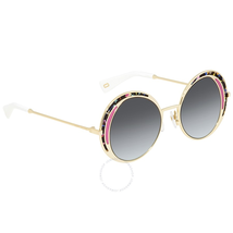 Marc Jacobs Marc Jacobs Green Aqua Gradient Round Ladies Sunglasses Marc 266/S 0M4R 00 51 Marc 266/S 0M4R 00 51
