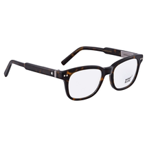 Montblanc Brown Tortoise Men's Square Eyeglasses MB0628 052 MB0628  052 52
