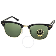 Ray Ban Ray-ban Clubmaster Ebony Arista Sunglasses Rb3016w0365-51 In Black RB3016 W0365 51-22