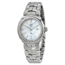 Tag Heuer Link Mother of Pearl Diamond Ladies Watch WBC1314.BA0600