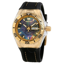 Technomarine Cruise Monogram Black Mother of Pearl Men's Watch TM-115213