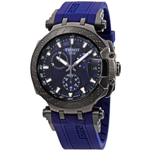 Tissot T-Race Chronograph Quartz Blue Dial Men's Watch T1154173704100 T115.417.37.041.00