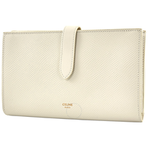 Celine Celine White Essential Strap Continental Wallet 10B633BFP.01BC