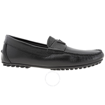 Emporio Armani Men's Black Metal Eagle Loafer X4B064-XC542-000