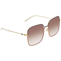 Gucci Orange Square Sunglasses GG0443S 005 60