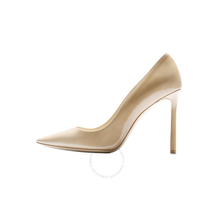 Jimmy Choo Ladies  24/7 Nude Romy85 Close PatLeather High Heel Pumps 247 ROMY 85 PAT NUDE