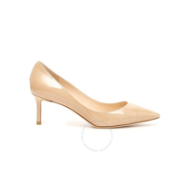 Jimmy Choo Romy Nude Patent Pointy Toe Pumps 247 ROMY 60 PAT NUDE