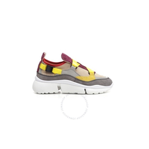 Chloe Sonnie Soft Low Top Sneaker in Suede Calfskin CHC19U1901853A