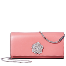 Michael Kors Bellamie Leather Clutch - Rose 30H8SI0C7O-622