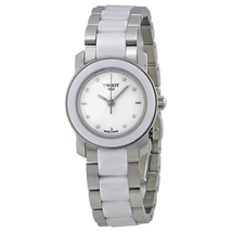 Tissot T-Trend Cera White Ceramic Diamond Ladies Watch T0642102201600 T064.210.22.016.00