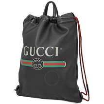 Gucci Printed Leather Backpack 516639 0GCBT 8163