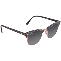 Ray Ban Clubmaster Grey Gradient Square Sunglasses RB3016 125571 51
