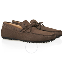 Tod's Men's Rosewood Nubuck Leather Moccasins XXM0LR000519CMS808