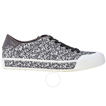 Tod's Men's Sneakers in Leather in Black/Dark Brown XXM26A0T332GEK0039