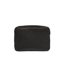 Bottega Veneta Men's Travel Organizer wallet Pouchette Black Bv Trav Os Pouch Canvsltr 431492 VAYD4 1000