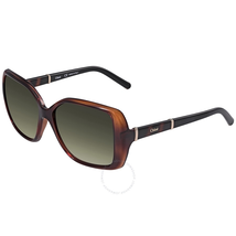 Chloe Green Gradient Square Sunglasses CE680S 219 58