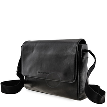 Emporio Armani Men's Leather Messenger Bag in Black Y4M137-YDE2J-80001