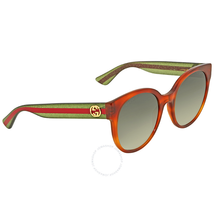 Gucci Havana Cat Eye Sunglasses GG0035S 003 54